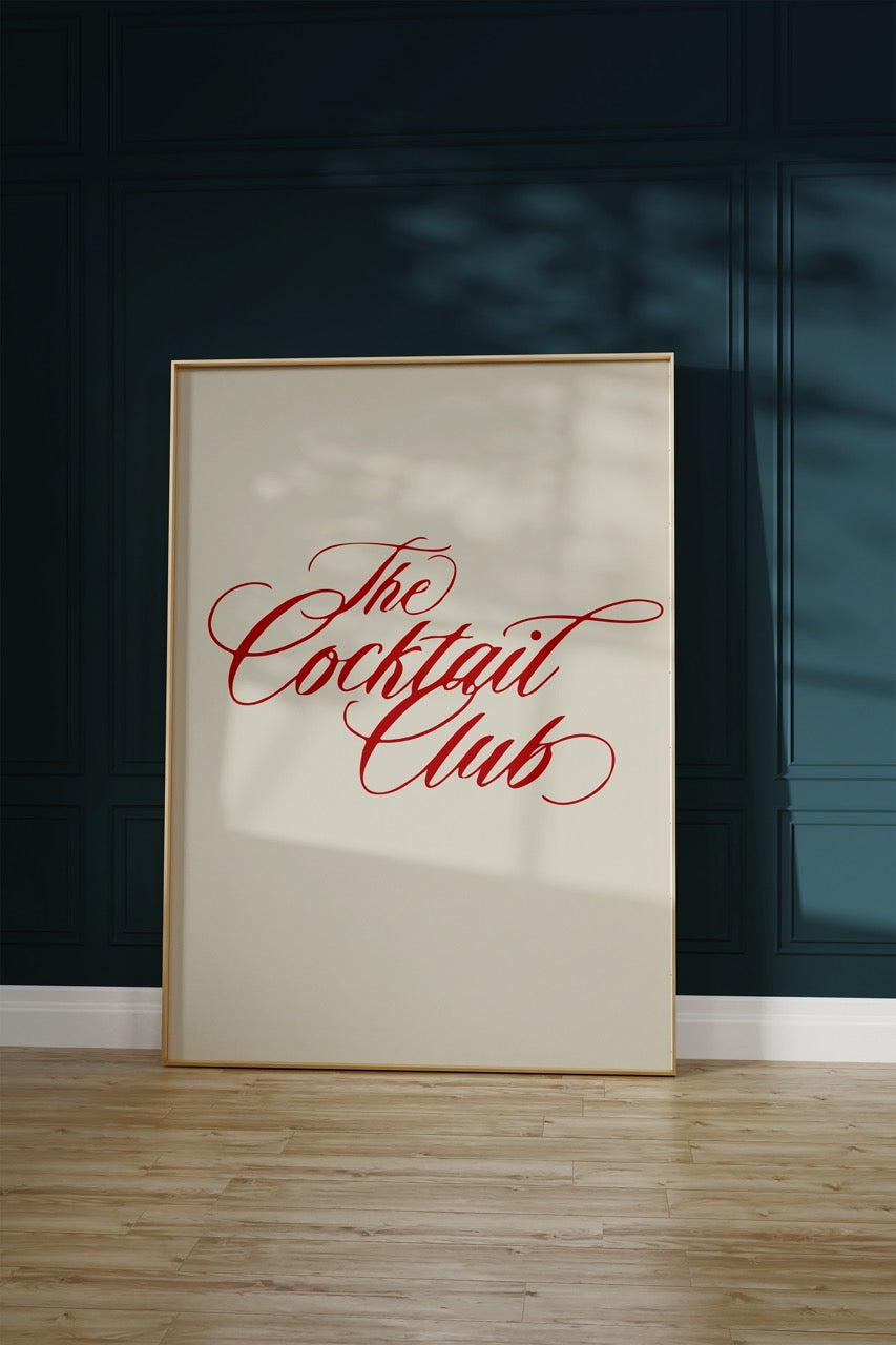 The Cocktail Club Çerçevesiz Poster