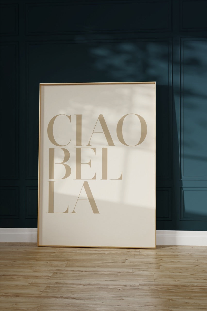 Ciao Bella Unframed Poster