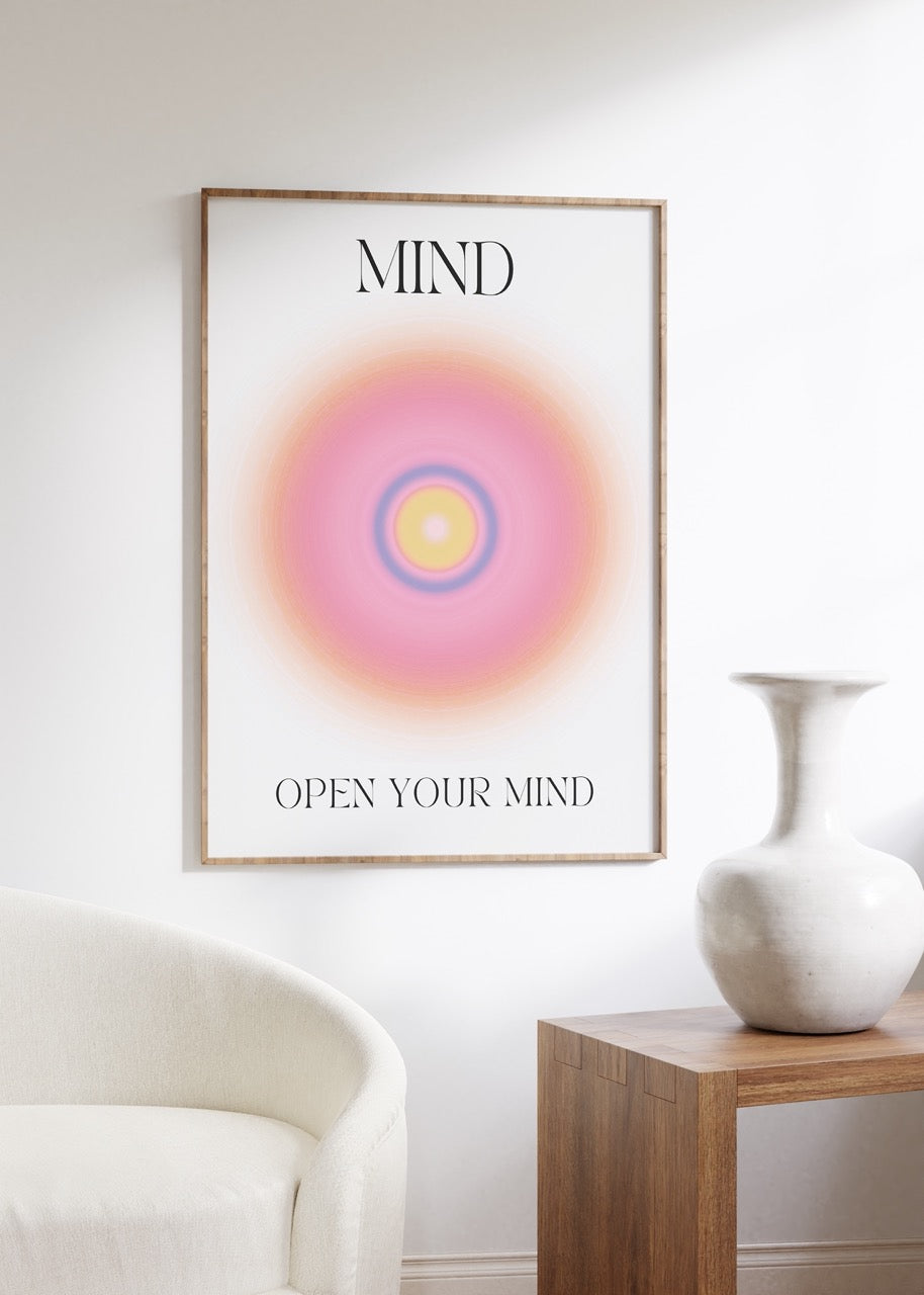 Open Your Mind Çerçevesiz Poster