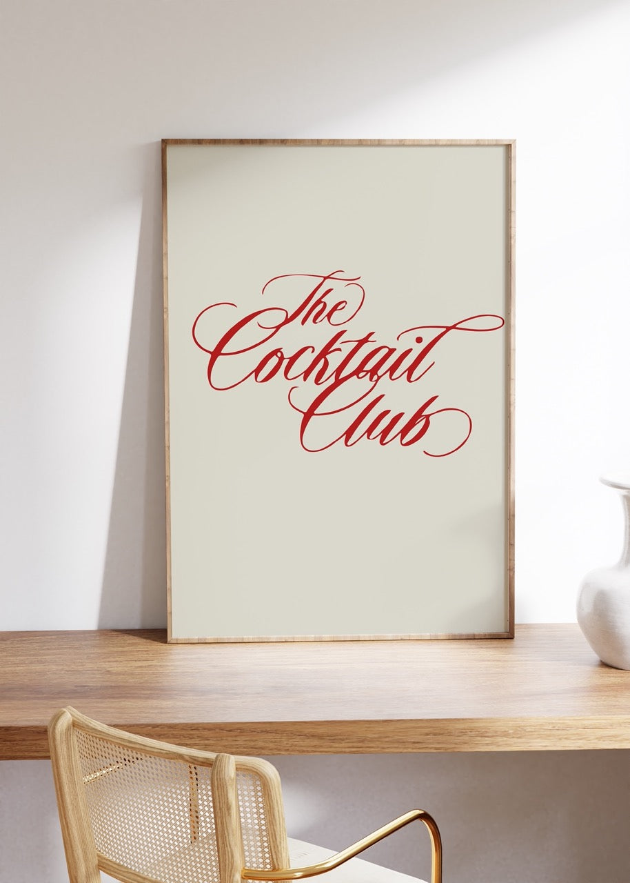 The Cocktail Club Çerçevesiz Poster