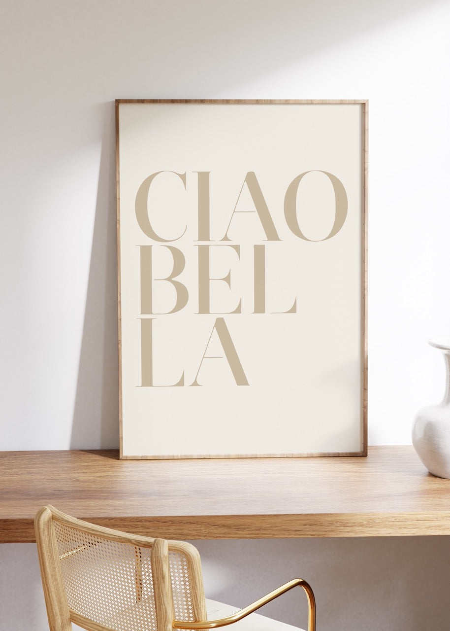 Ciao Bella Unframed Poster