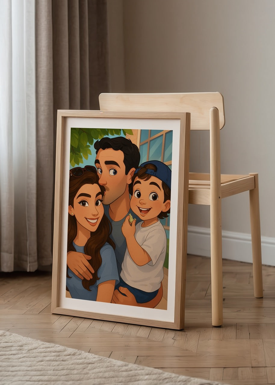 Kişiye Özel Disney Tarzı Poster - Özel Tasarım - CUSTOM11