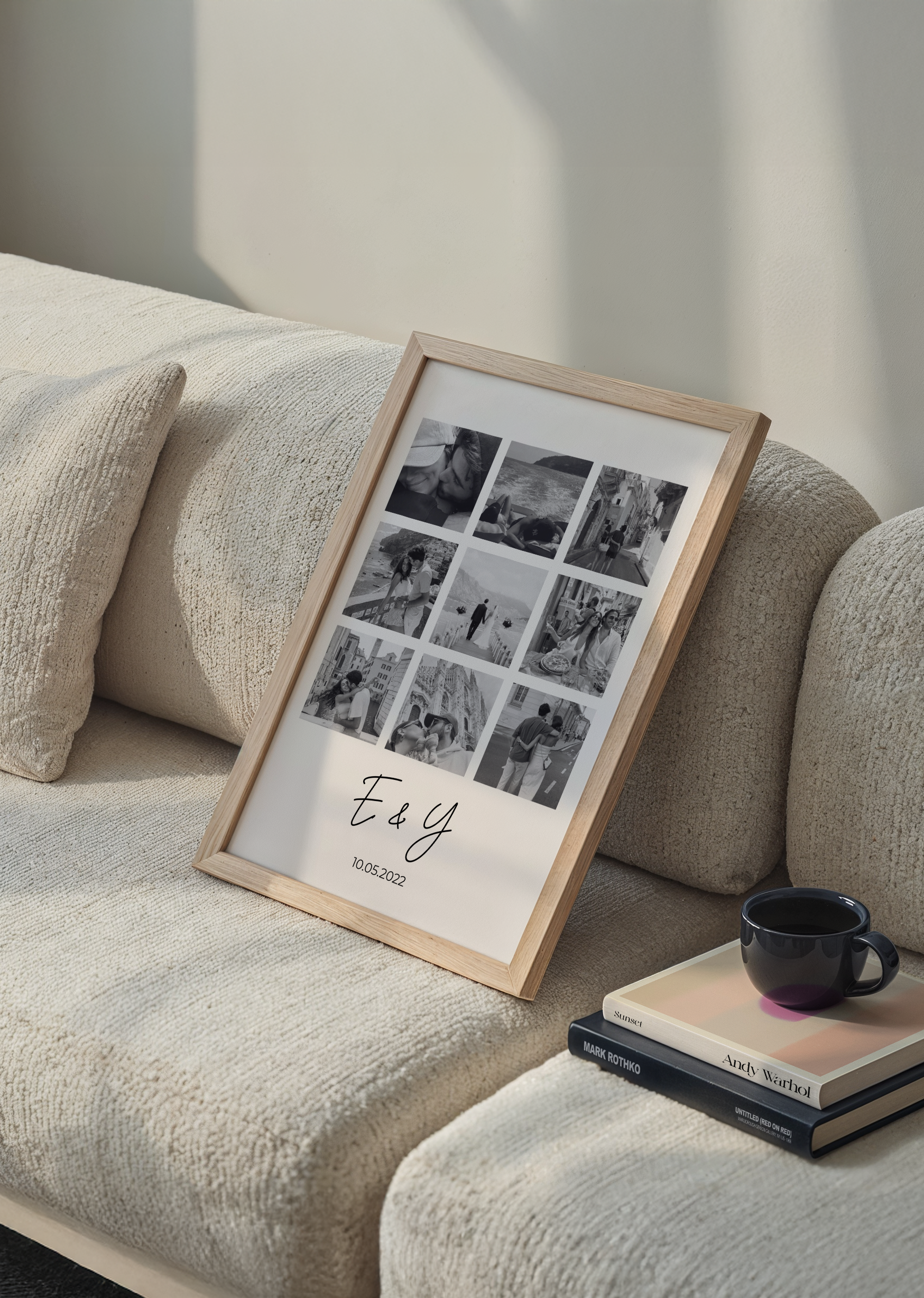 Kişiye Özel Fotoğraf Kolaj Çerçevesiz Poster - Özel Tasarım - CUSTOM1