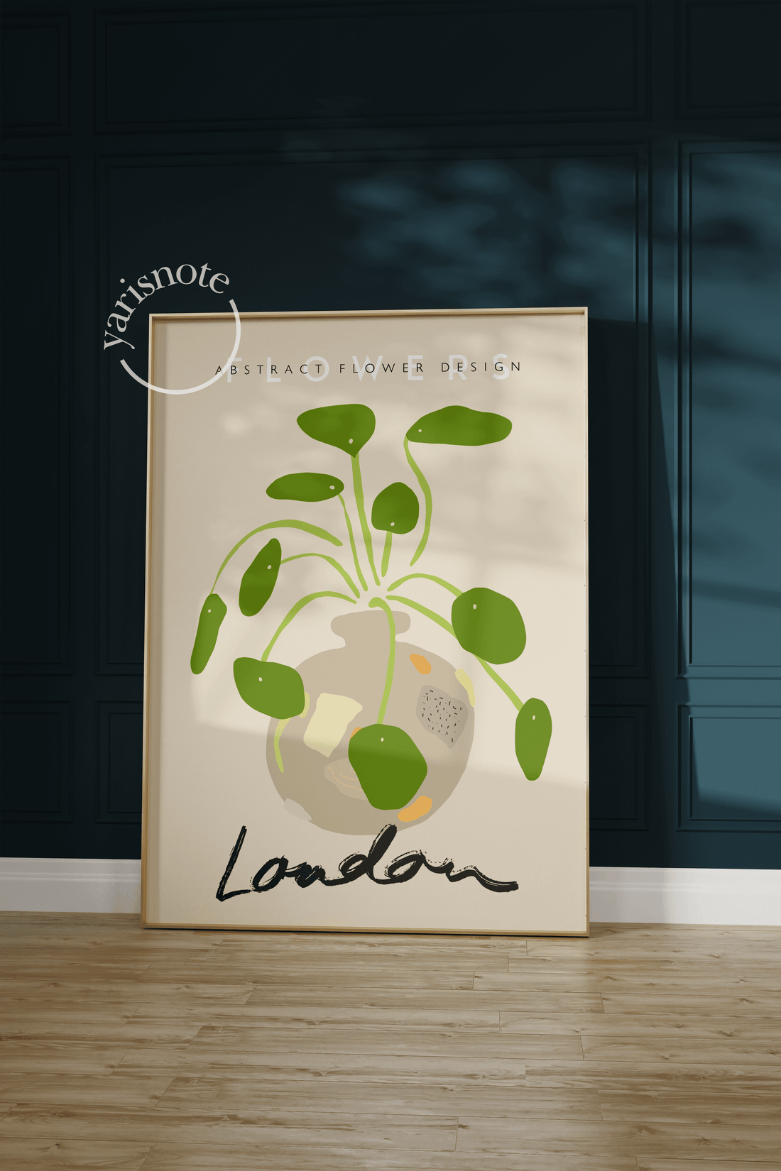 London Flowers Çerçevesiz Poster