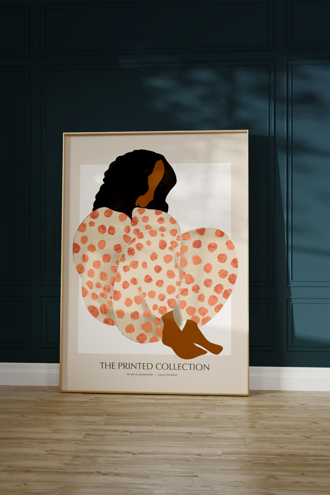 Bohem Kadın Figür Çerçevesiz Poster
