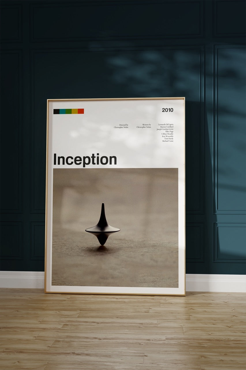 Inception Film Çerçevesiz Poster