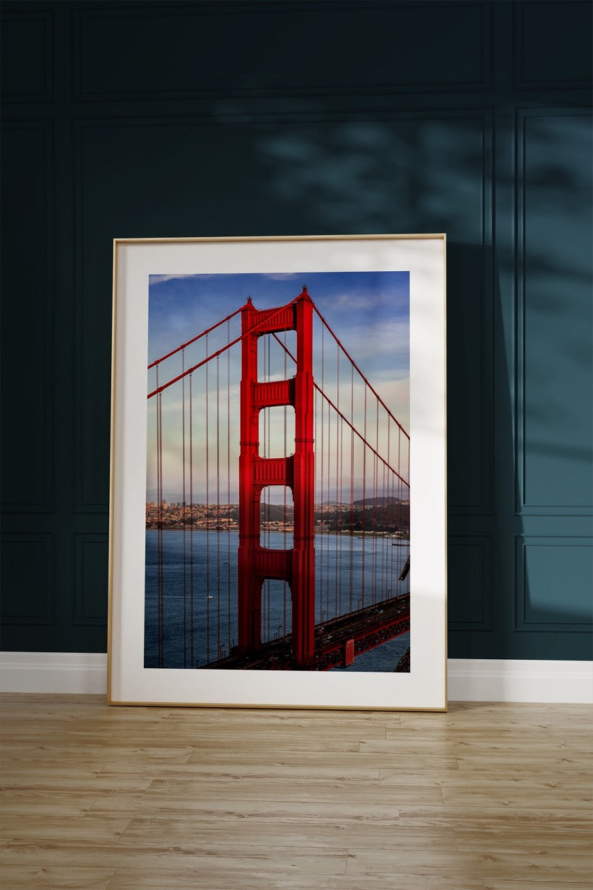 San Francisco Köprü Fotoğraf Çerçevesiz Poster