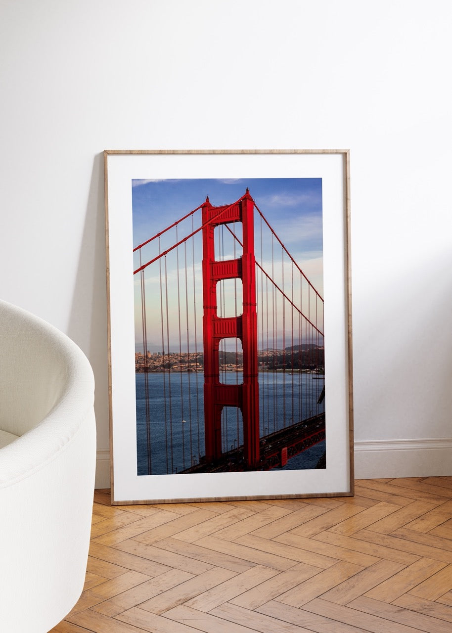 San Francisco Köprü Fotoğraf Çerçevesiz Poster