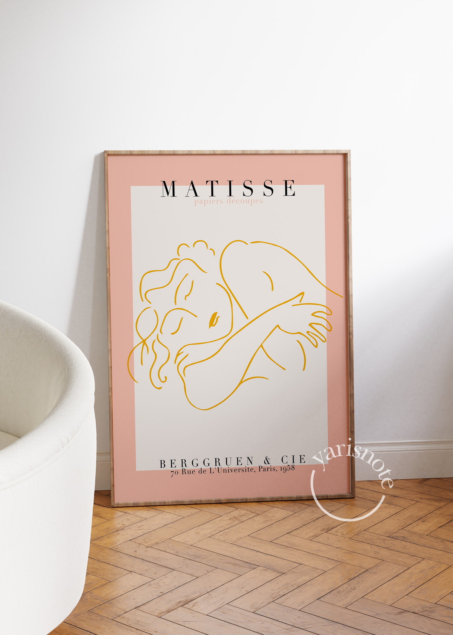 Matisse Sleeping Woman Çerçevesiz Poster