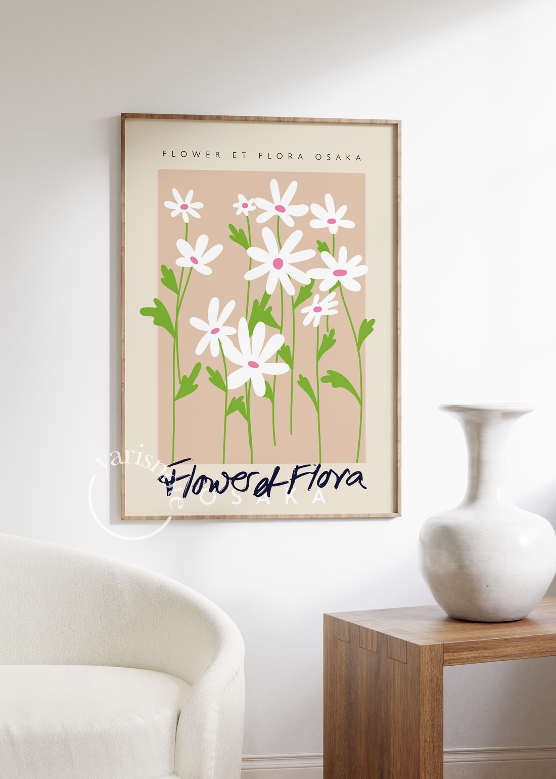 Osaka Flowers Çerçevesiz Poster