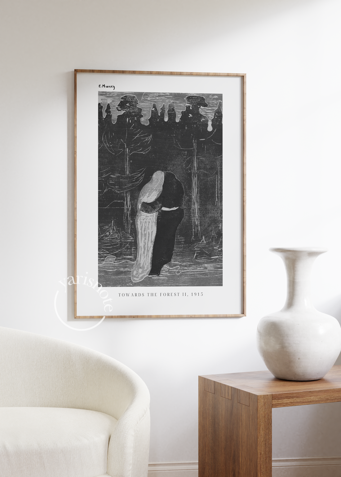 Edvard Munch Towards The Forest Çerçevesiz Poster