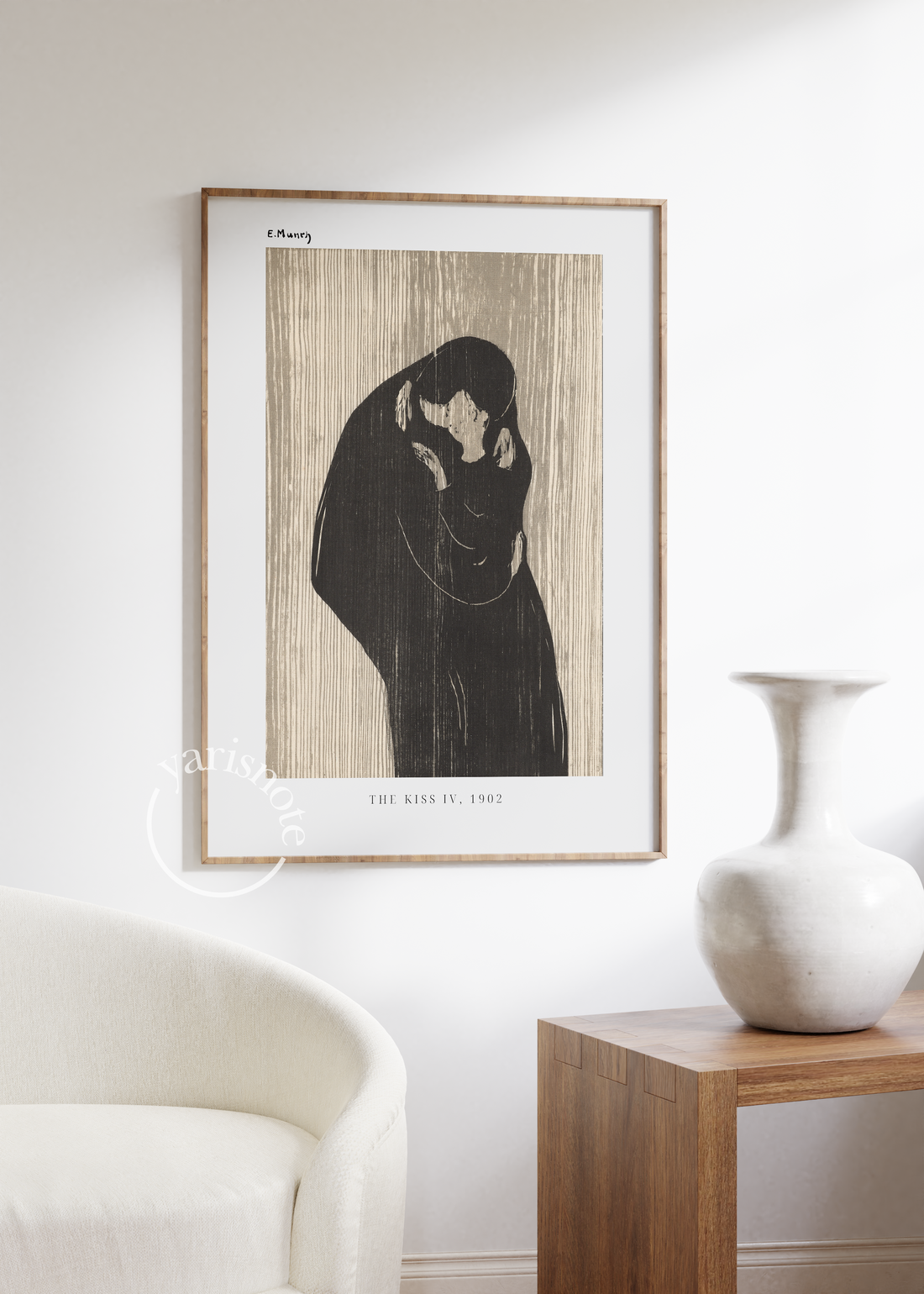 Edvard Munch The Kiss IV Çerçevesiz Poster