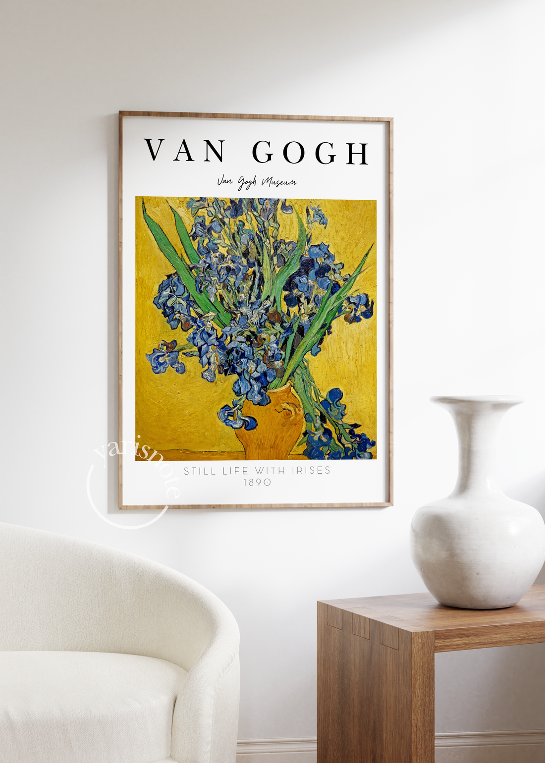 Van Gogh Flowers Çerçevesiz Poster