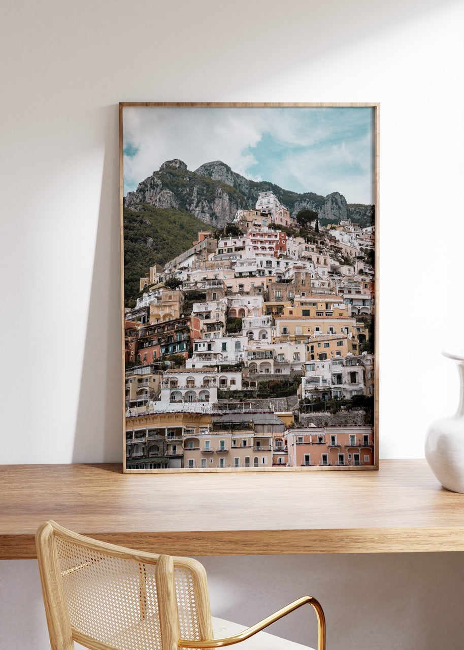 Amalfi İtalya Fotoğraf Çerçevesiz Poster