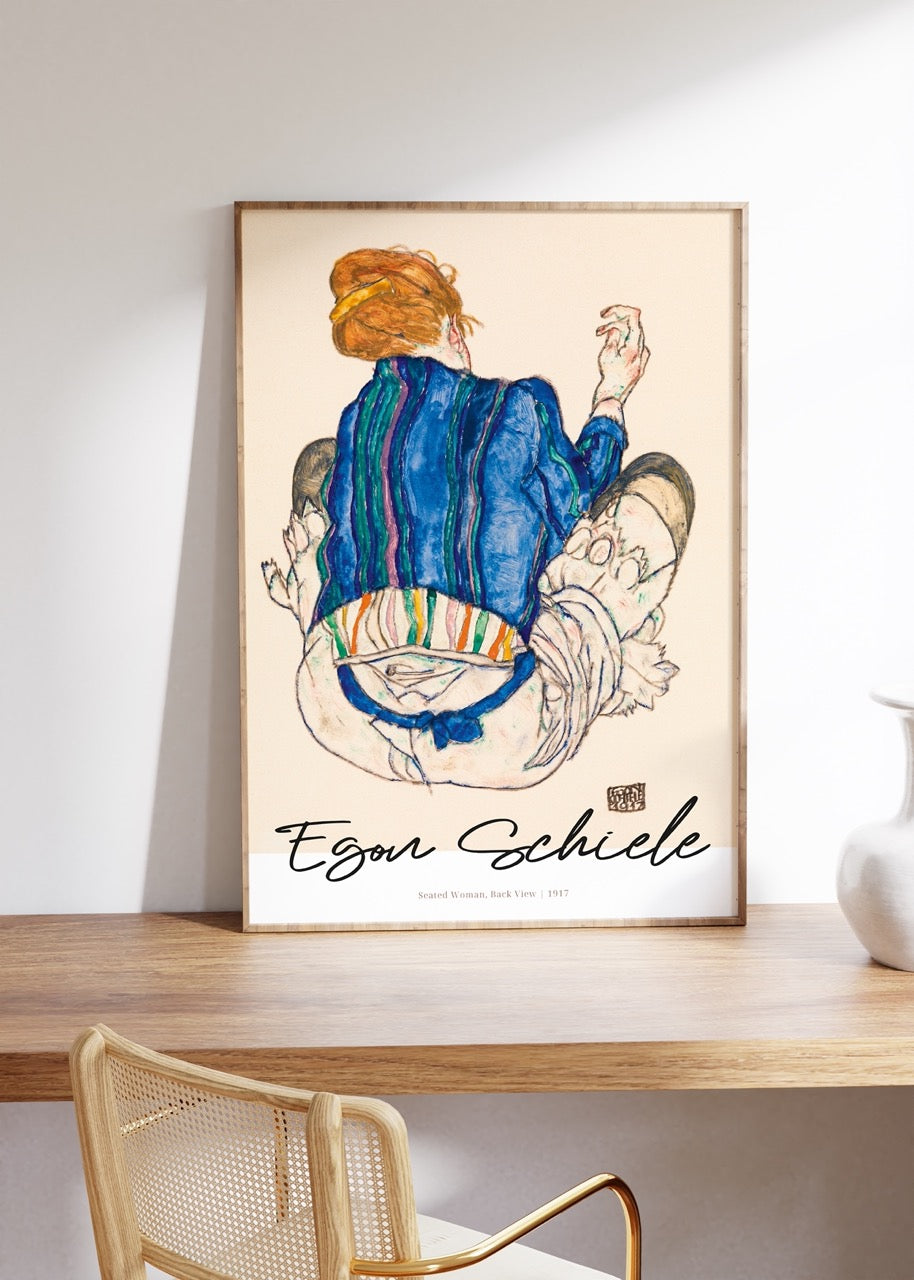 Egon Schiele Çerçevesiz Poster