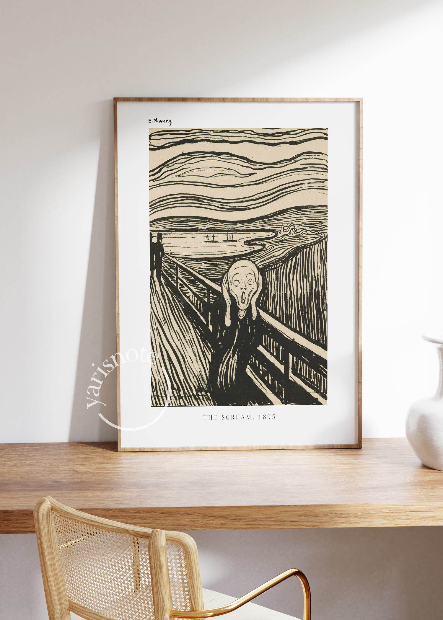 Edvard Munch The Scream Çerçevesiz Poster