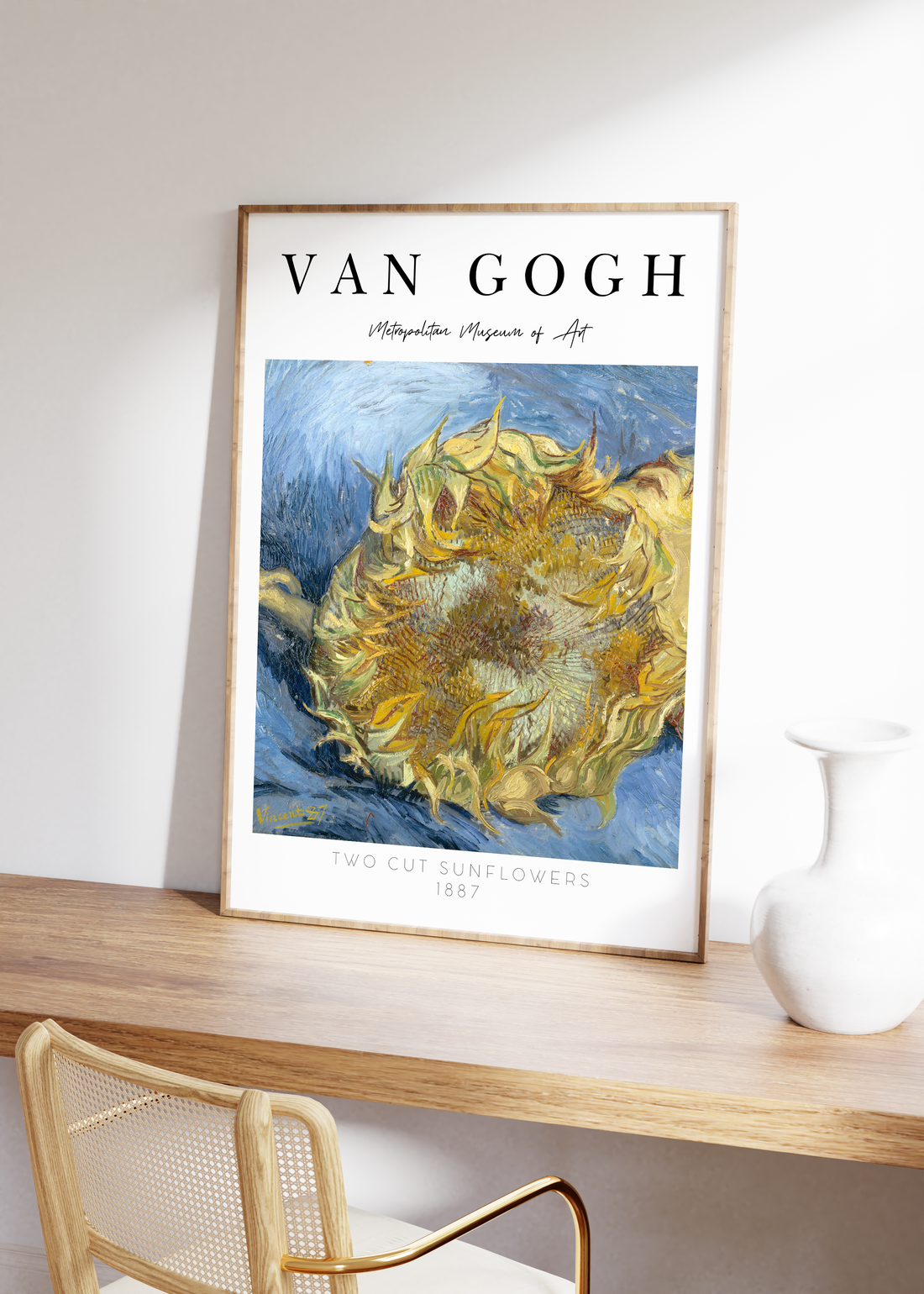 Van Gogh Flowers Artwork Çerçevesiz Poster