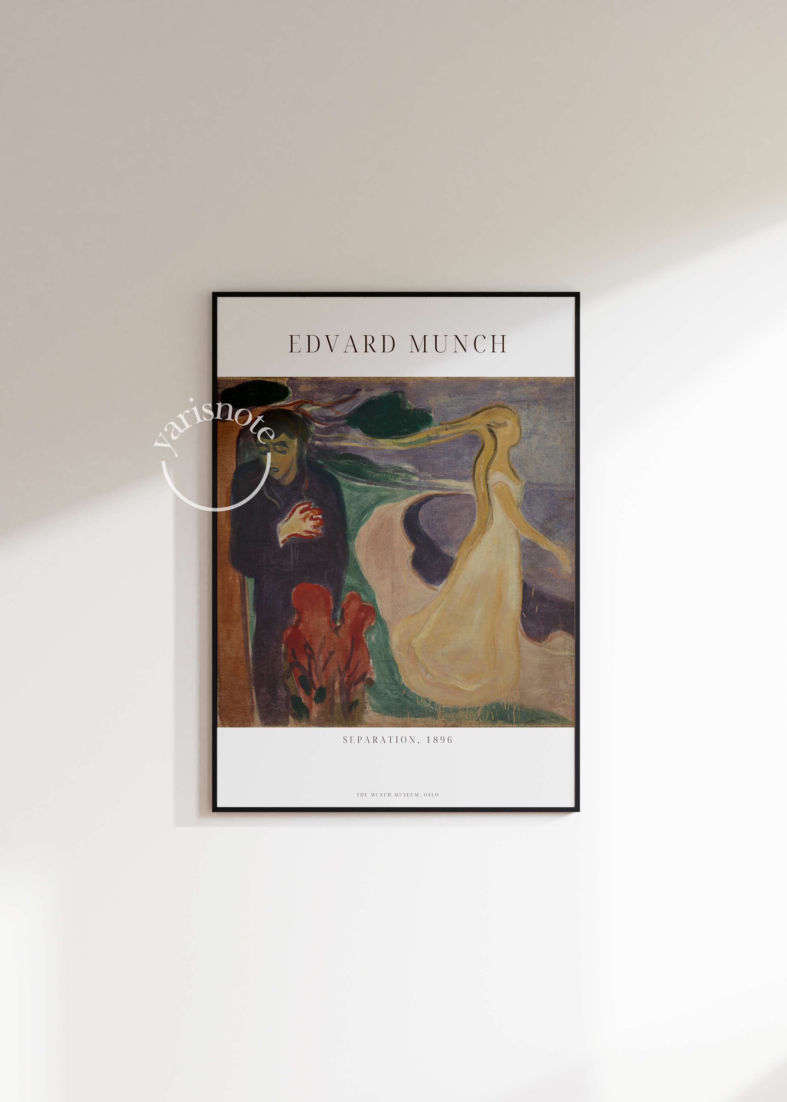 Edvard Munch Seperation Çerçevesiz Poster