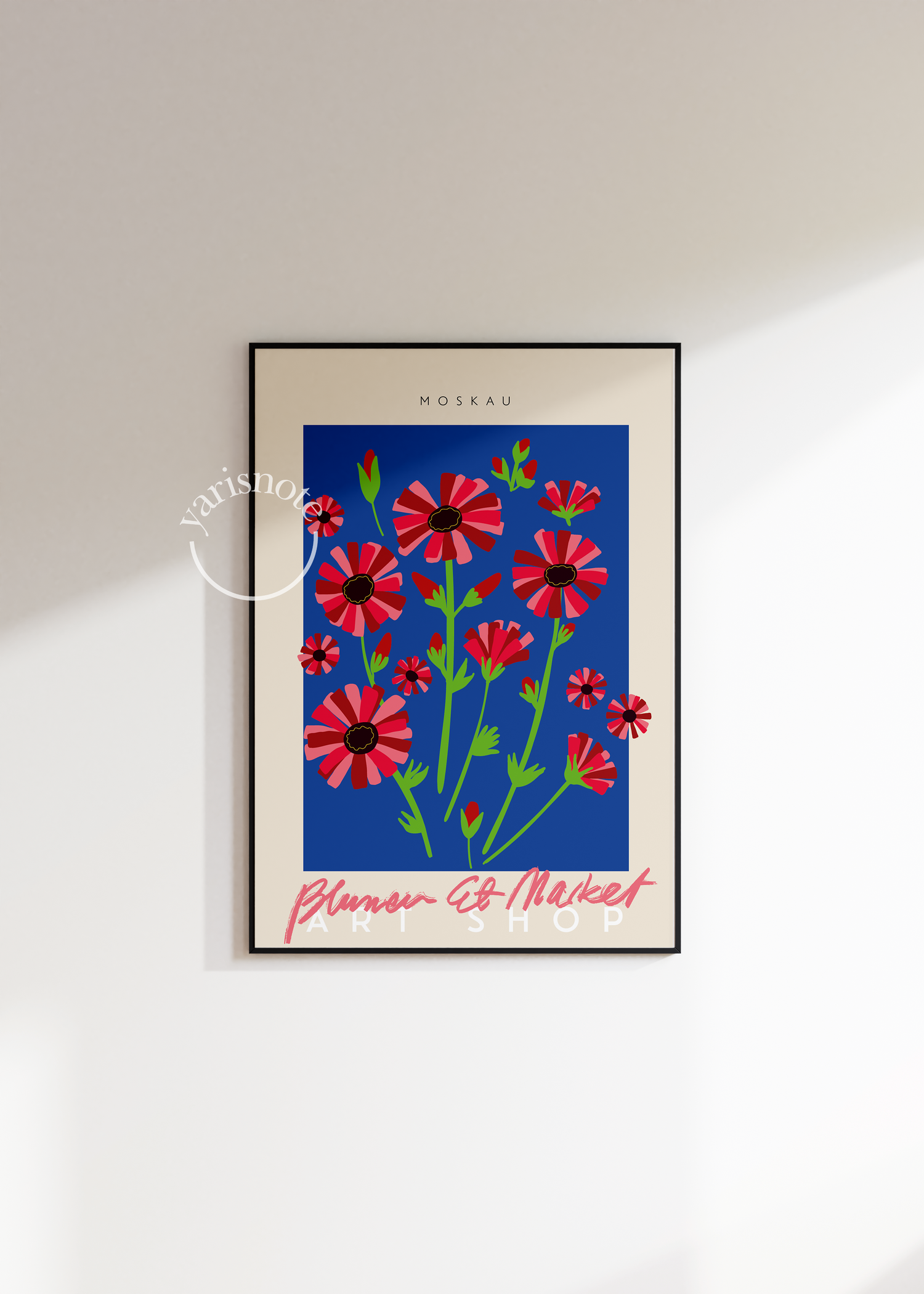 Flower Market Çerçevesiz Poster