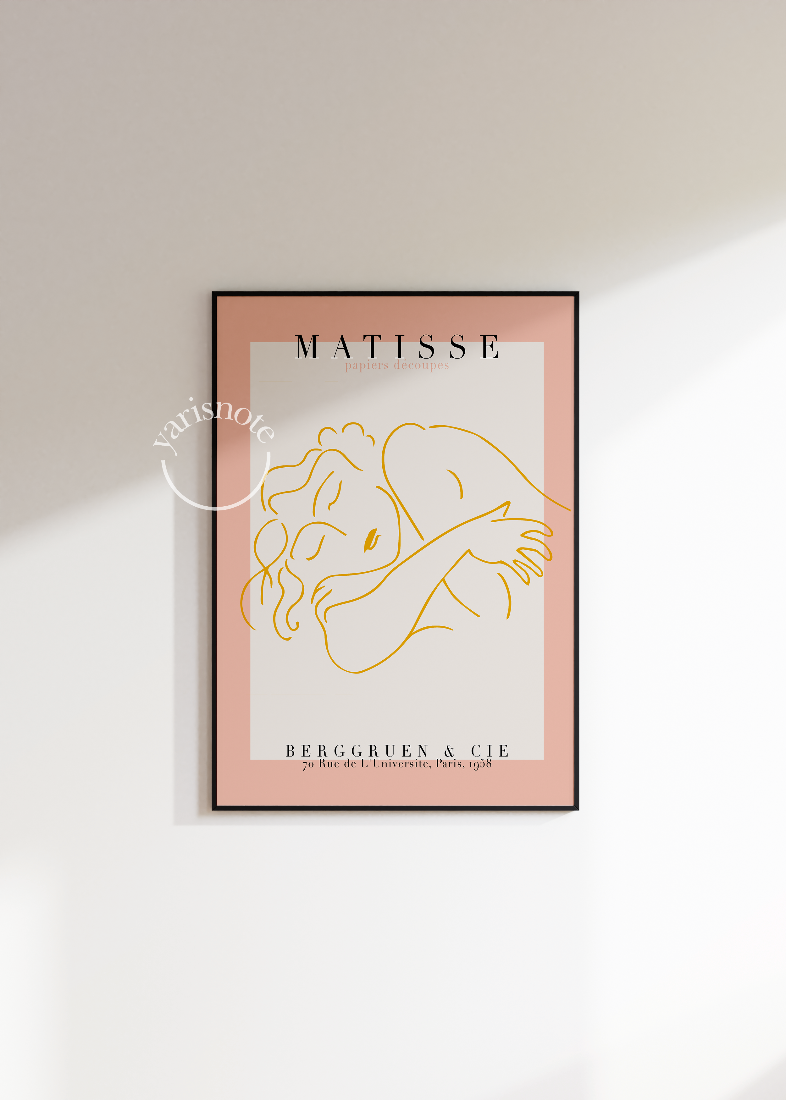 Matisse Sleeping Woman Çerçevesiz Poster