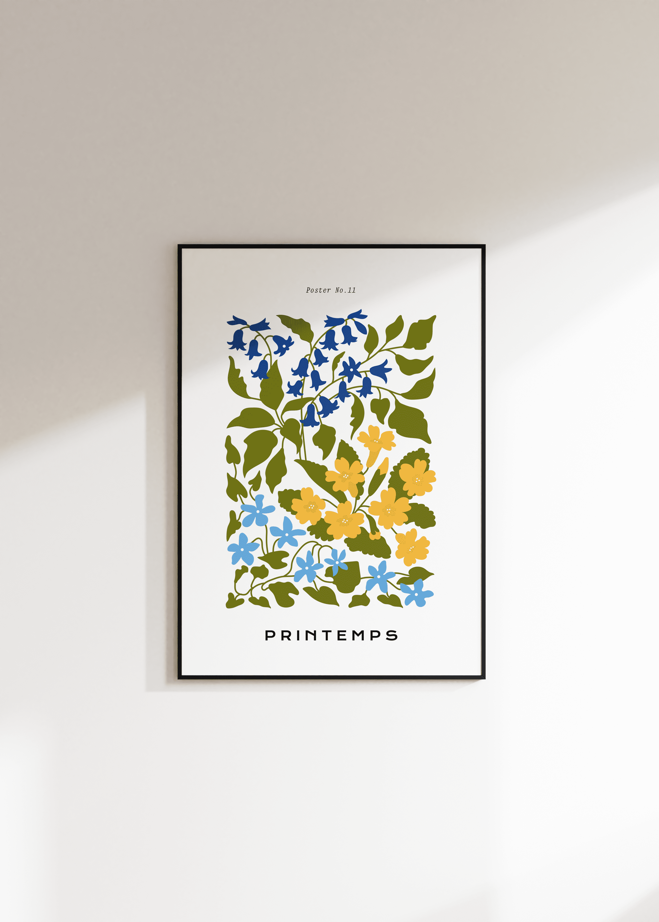 Flower Market Botanik Çerçevesiz Poster