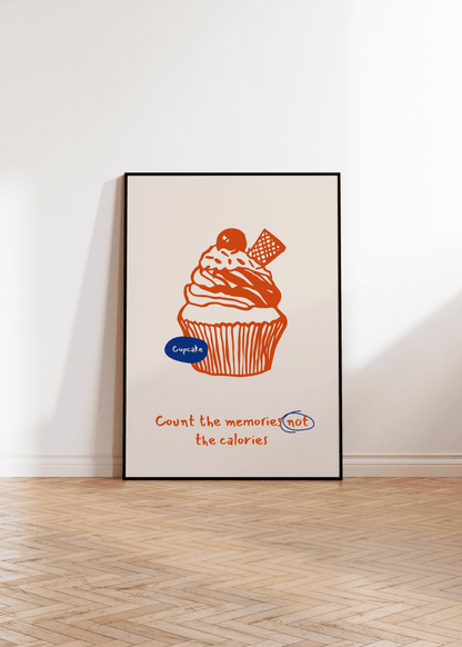 Cupcake Çerçevesiz Poster
