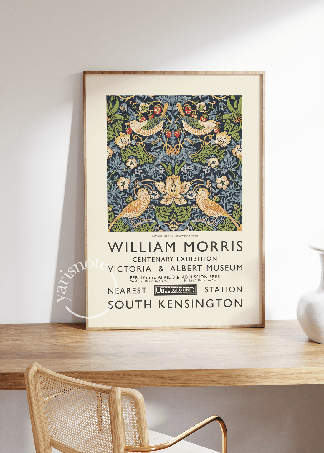 William Morris Çilek Hırsızı Çerçevesiz Poster