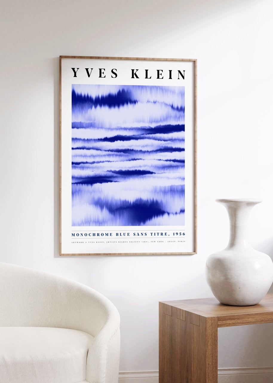Yves Klein Çerçevesiz Poster
