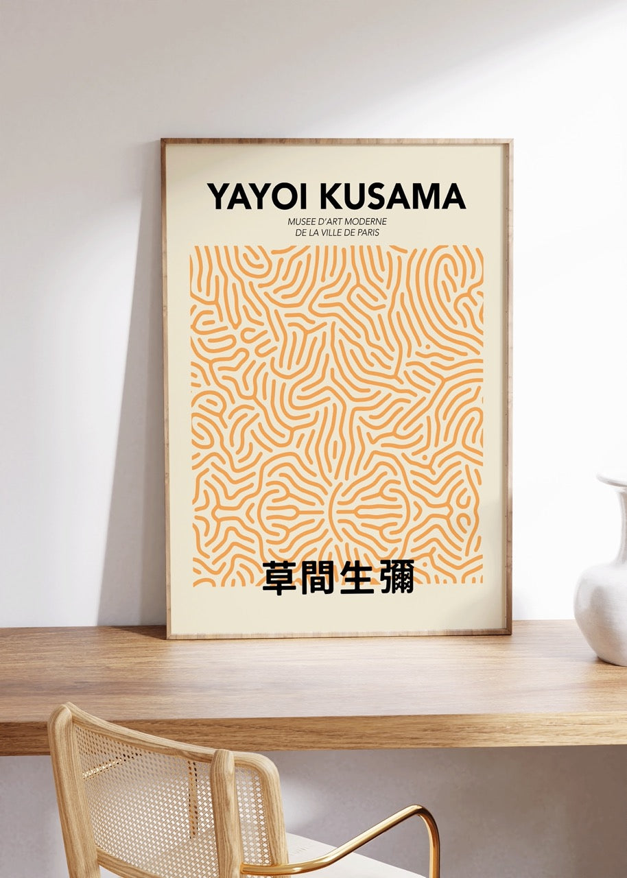 Yayoi Kusama Çerçevesiz Poster