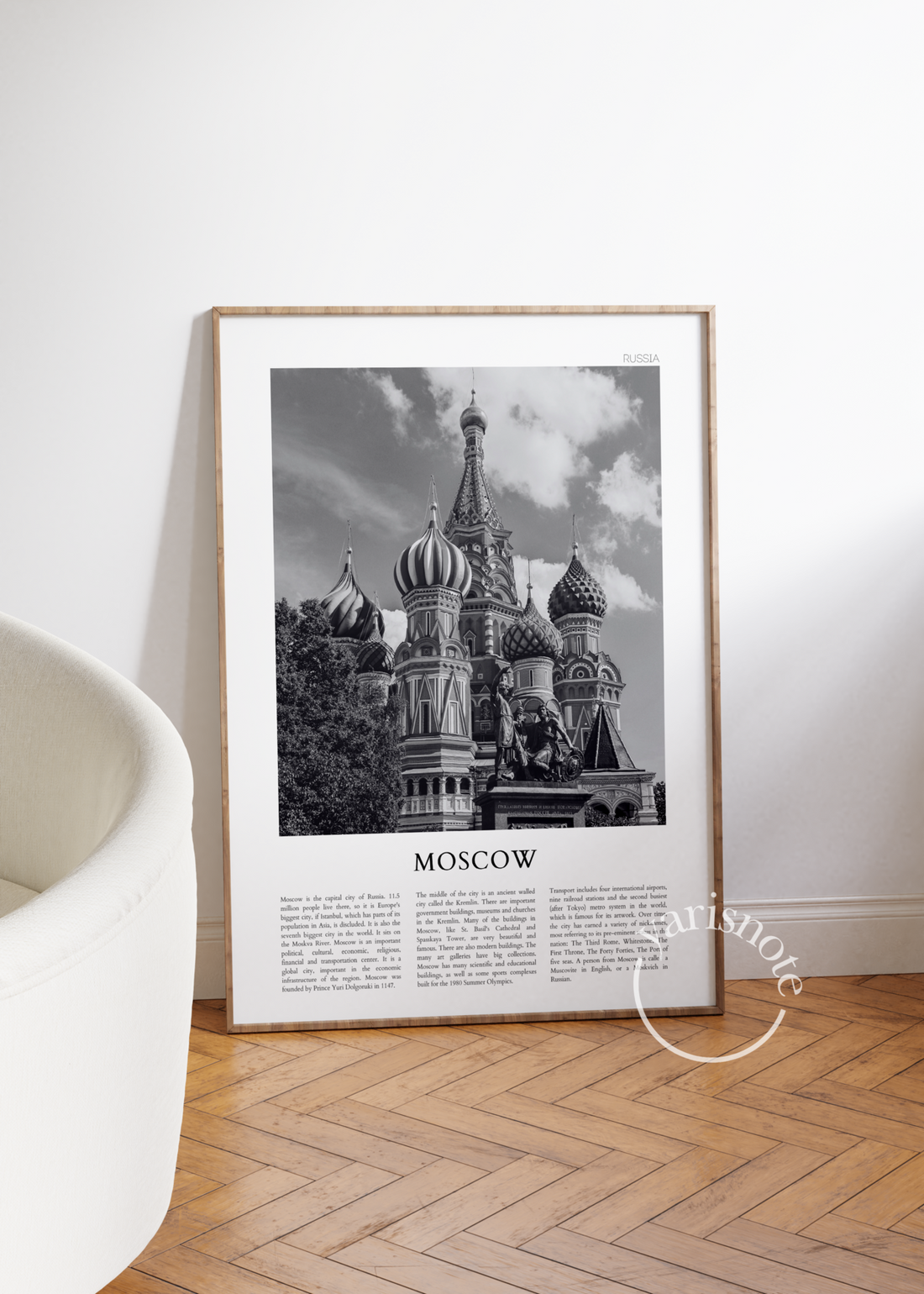 Moscow Çerçevesiz Poster