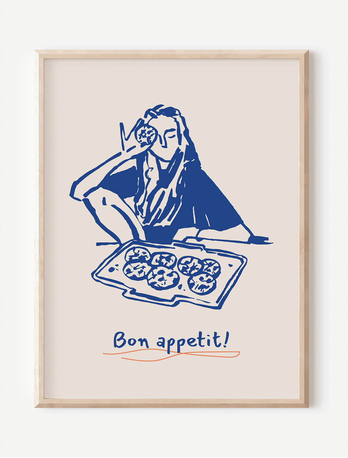 Bon Appetit Çerçevesiz Poster