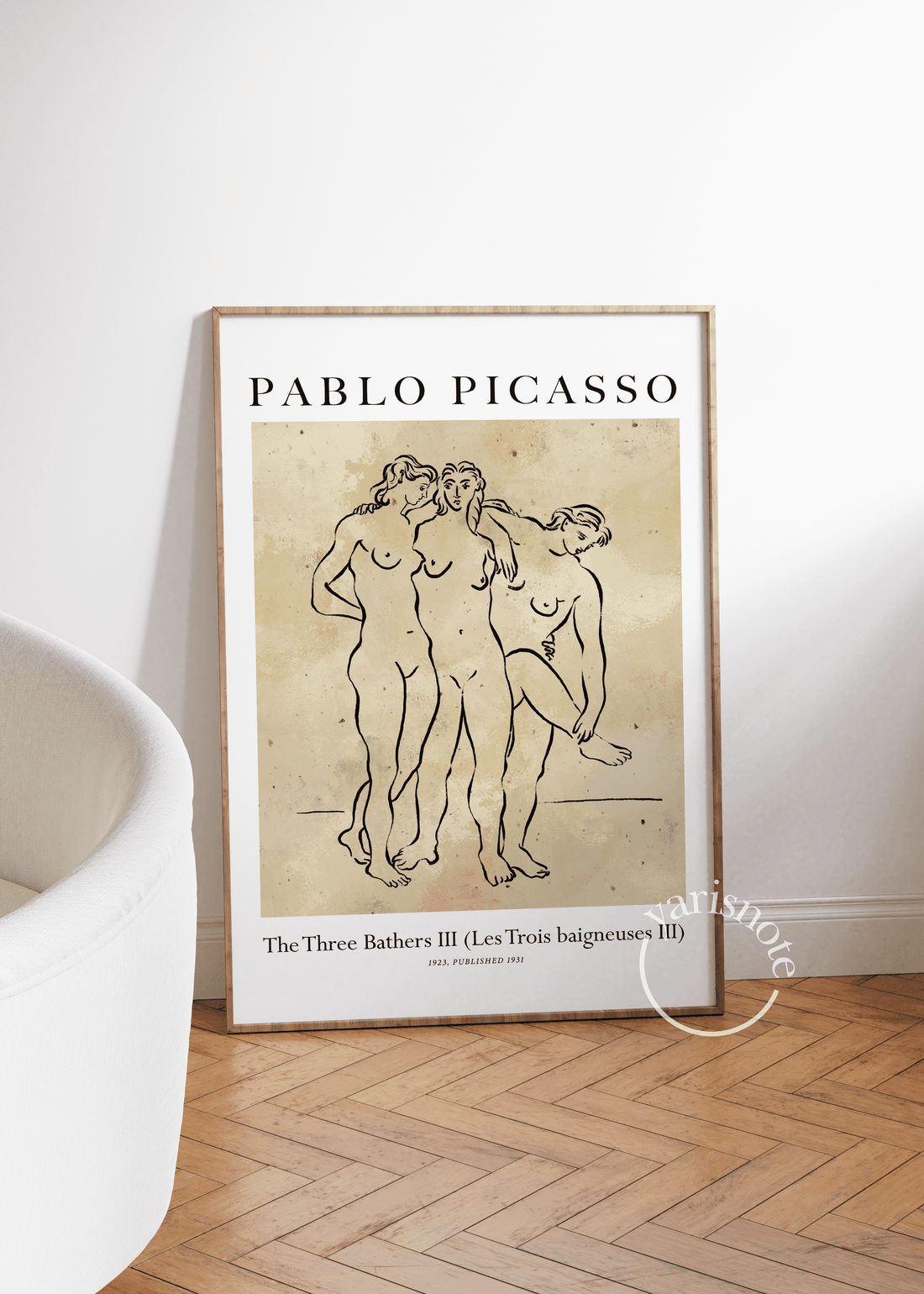 Pablo Picasso Exhibition Çerçevesiz Poster