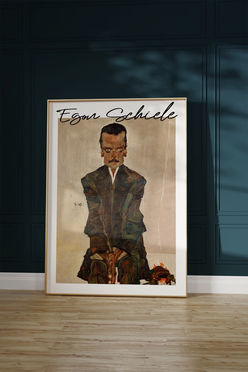 Egon Schiele Çerçevesiz Poster