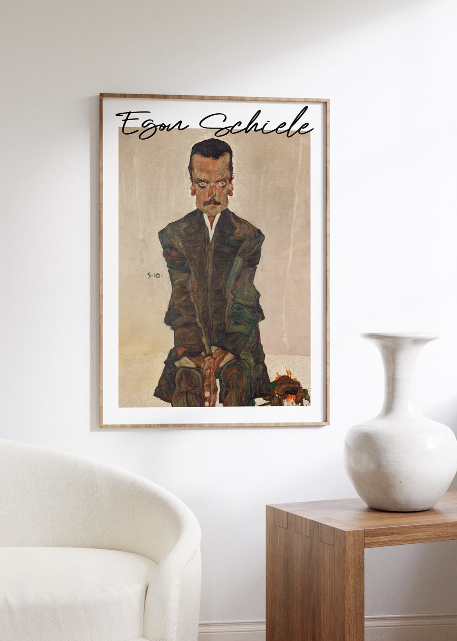 Egon Schiele Çerçevesiz Poster