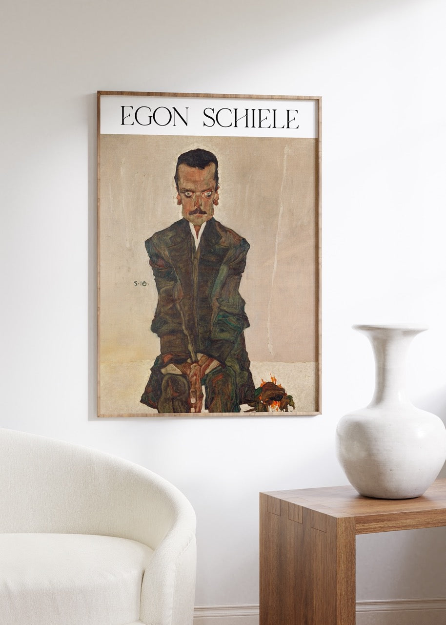 Egon Schiele Çerçevesiz Poster