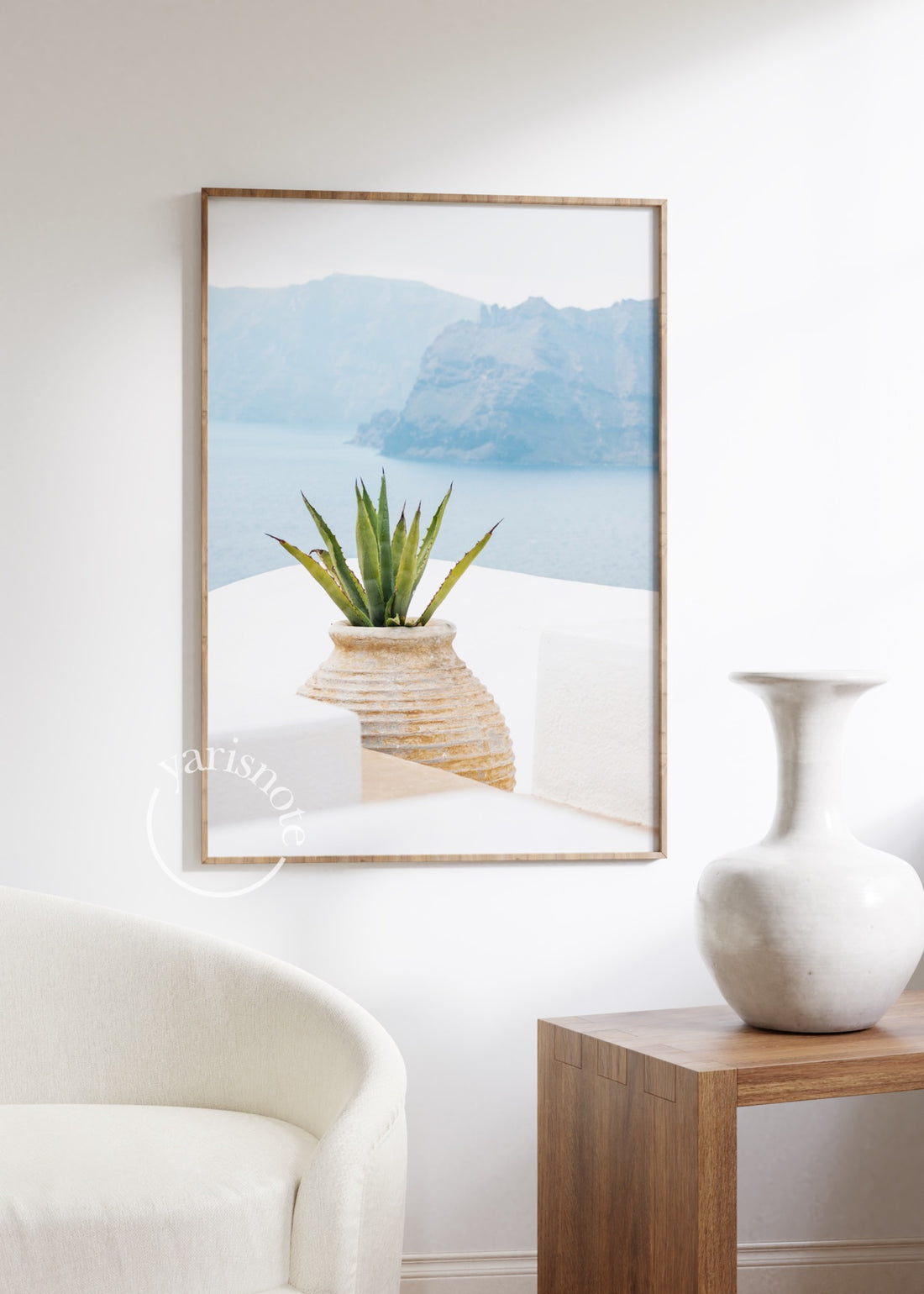 Minimal Vazo Çerçevesiz Poster 50x70 cm
