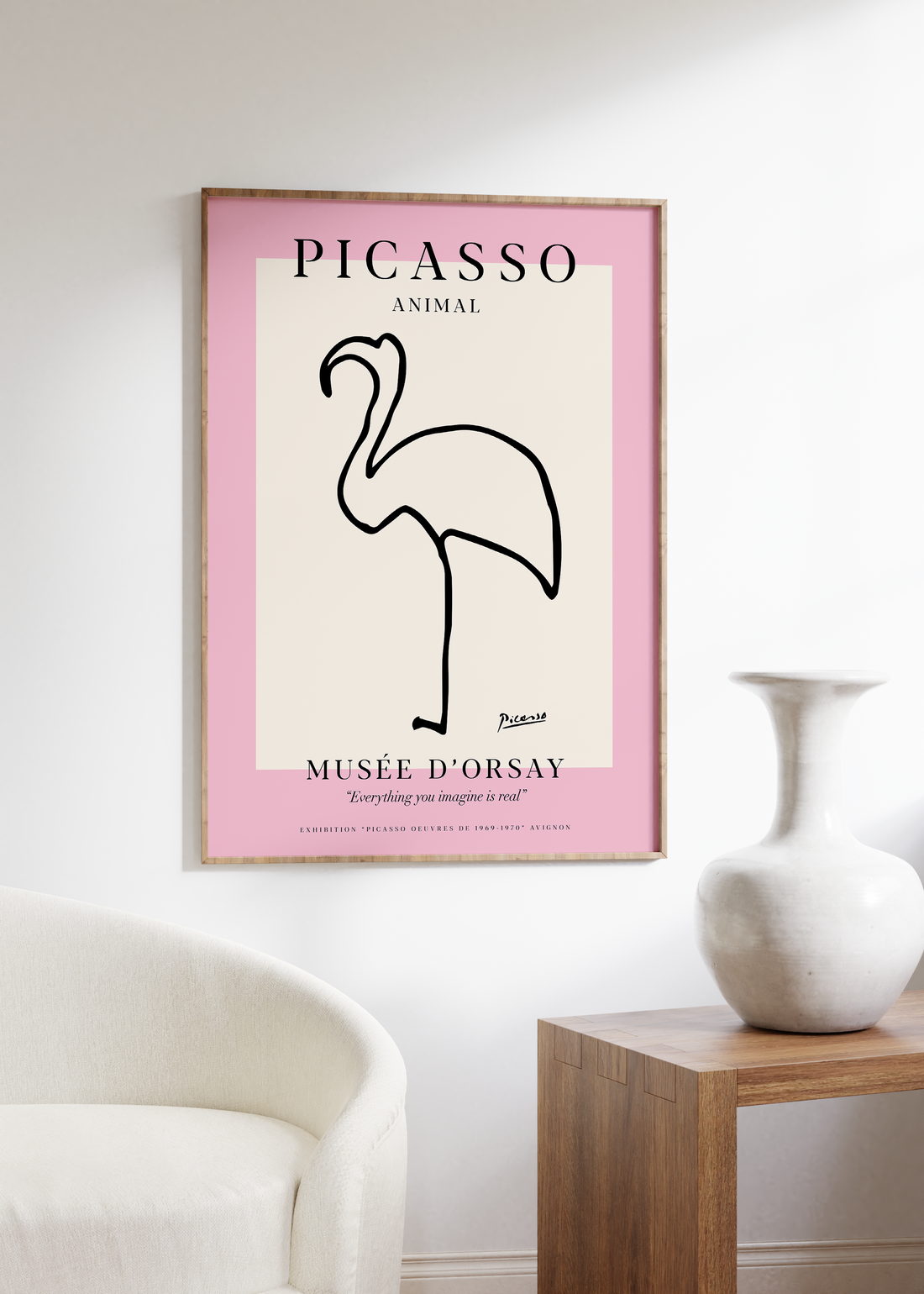 Pablo Picasso Flamingo Çerçevesiz Poster