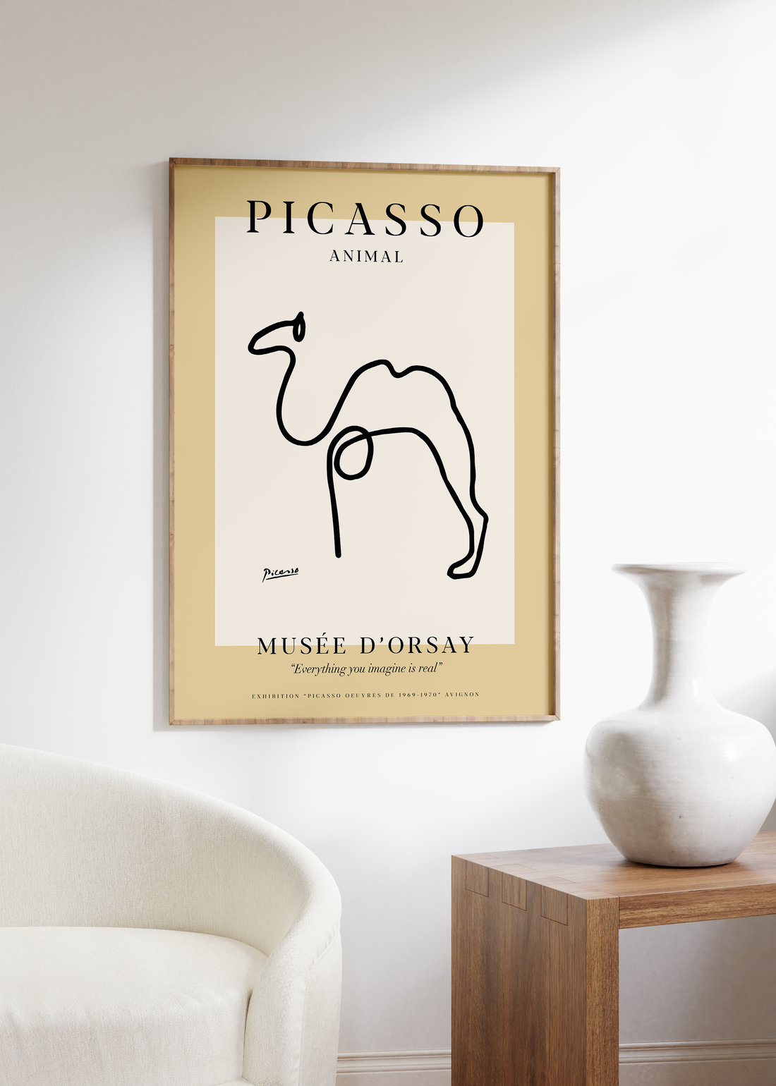 Pablo Picasso Camel Çerçevesiz Poster