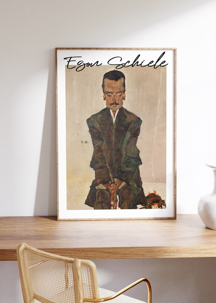 Egon Schiele Çerçevesiz Poster