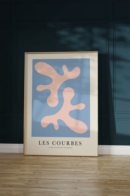 Les Courbes Unframed Poster