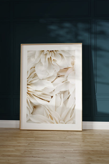 White Flower Illustration No.1 Unframed Poster