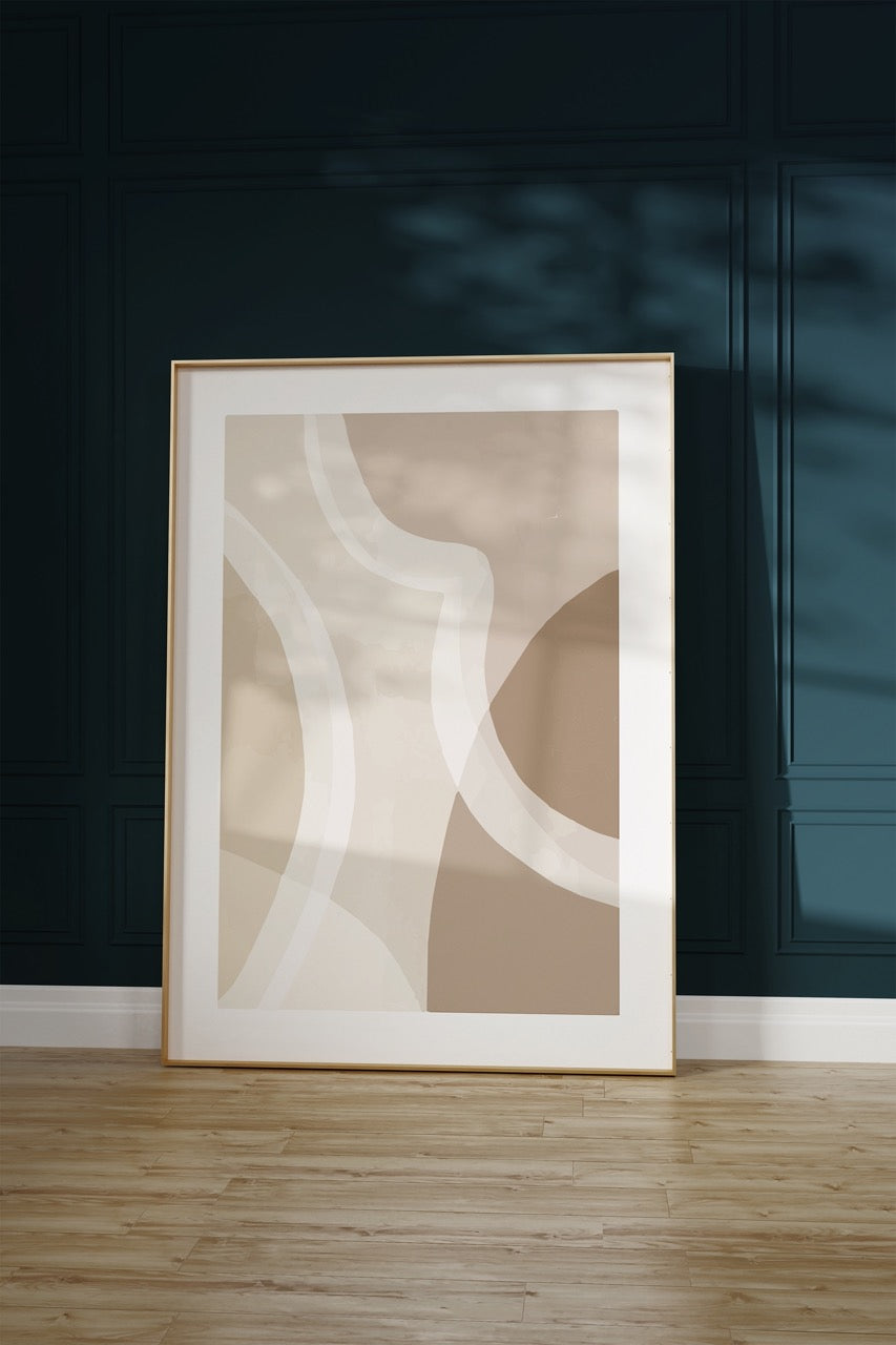 Abstract Shapes No.1 Unframed Poster