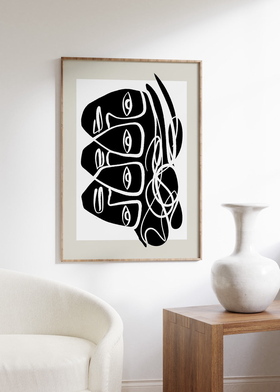 Abstract Unframed Poster