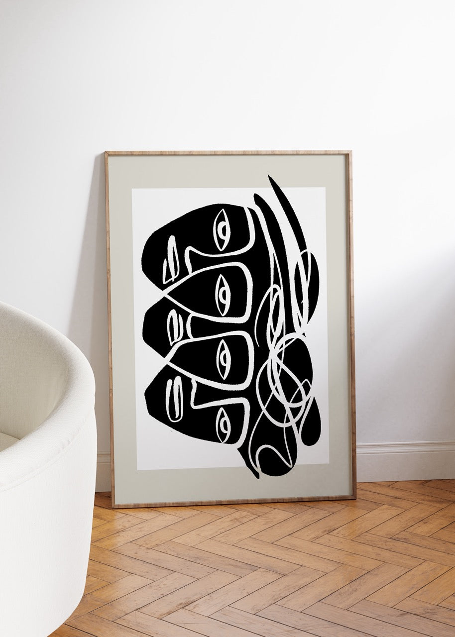 Abstract Unframed Poster