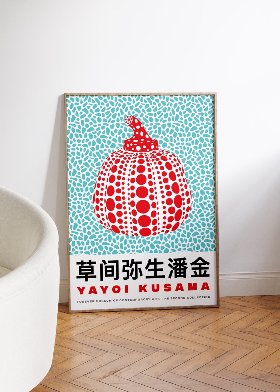 Yayoi Kusama Çerçevesiz Poster