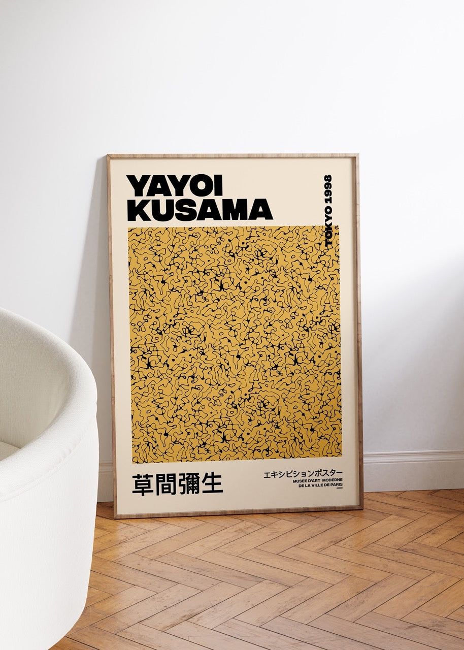 Yayoi Kusama Çerçevesiz Poster