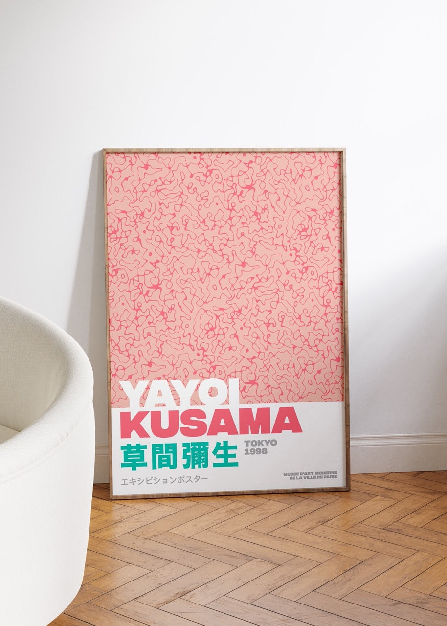 Yayoi Kusama Çerçevesiz Poster