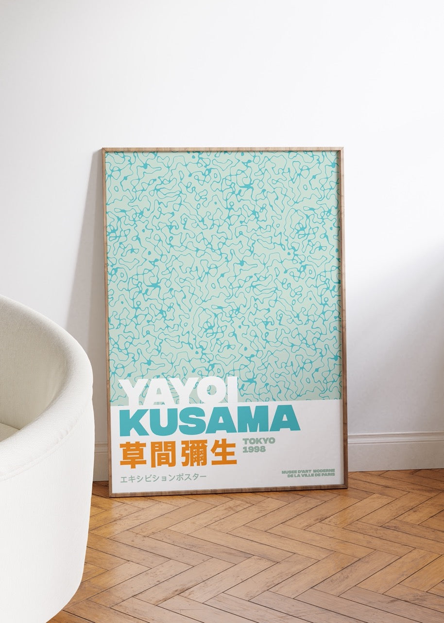 Yayoi Kusama Çerçevesiz Poster