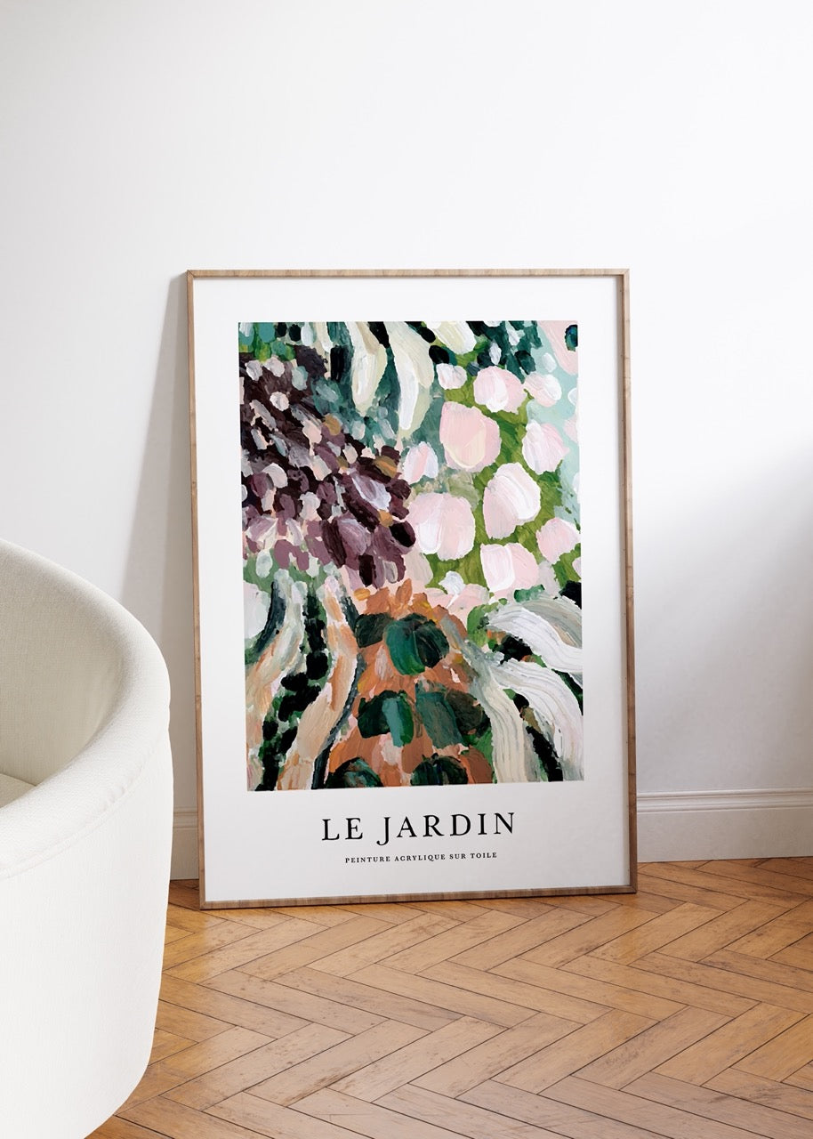 Le Jardin Green No.2 Unframed Poster