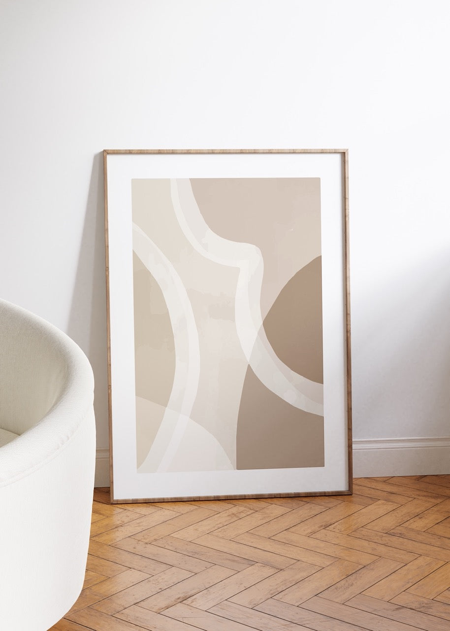 Abstract Shapes No.1 Unframed Poster